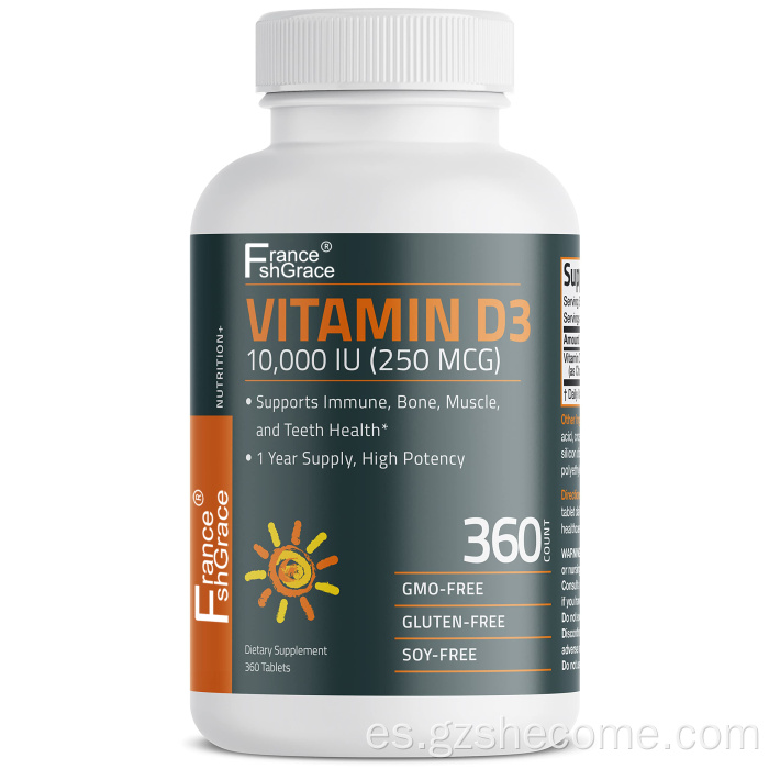 Vitamind3 apoya a la salud muscular Vitaminas para el cabello para mujeres